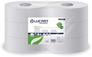 Toalettpapír, 2 rétegű, 165 m, 23 cm átmérő, LUCART, "Eco", fehér, (6 tek)