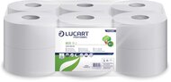 Toalettpapír, 2 rétegű, 120 m, 19 cm átmérő, LUCART, "Eco", fehér, (12 tek)