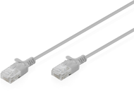 Assmann-DIGITUS CAT 6 U-UTP Slim patch kábel, 3 m, szürke - DK-1618-030S