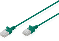 Assmann-DIGITUS CAT 6 U-UTP Slim patch kábel, 0,3 m, zöld - DK-1618-003S-G