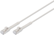 Assmann-DIGITUS CAT 6A F-FTP derékszögű patchkábel, réz, 2 m, szürke - DK-1632-A-020B