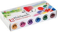 Tempera készlet, tégelyes, ICO "Süni", 12 különböző szín, (12 db)