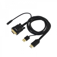 APPROX - HDMI to VGA + Audio + Power cable - APPC22