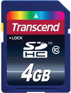 Transcend - 4GB SDHC - TS4GSDHC10