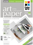 ColorWay ART Fotópapír , pólóra vasalható fólia (termotranszfer), 120g, A4, 5 lap