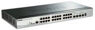 D-Link Switch 24x1000Mbps Poe + 2x SFP + 2x 10G SFP+ SmartPro