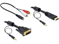 DELOCK - Cable DVI -> HDMI M/M hanggal 2m - 84455