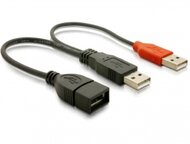 Delock - USB adat+táp Y kábel - 65306
