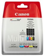 Canon CLI-551 Multipack: Black, Cyan, Magenta, Yellow