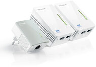TP-Link TL-WPA4220T KIT AV500 Powerline Universal WiFi Range Extender, 2 Ethernet Ports, Network Kit