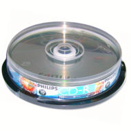 Philips CD-R 80' Hengeres (10 db)