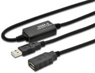 Wiretek - Aktív USB Hosszabbító A-A kábel - 10M