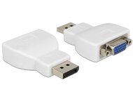 Delock - Displayport 1.1 > VGA M/F Fehér - 65568