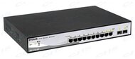 D-Link DGS-1210-10P 10-port 10/100/1000 Gigabit PoE Smart Switch including 2 Combo 1000BaseT/