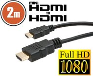Delight - HDMI M - mini HDMI M 2m