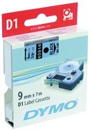 DYMO címke LM D1 alap 9mm fekete betű / kék alap
