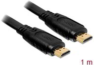 Delock - 82669 - A-apa/apa High Speed HDMI lapos kábel Ethernettel - 1m