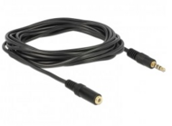 Delock 84668 hosszabbító kábel sztereo Jack 3.5 mm apa / anya iPhone 4 pin, 3 m