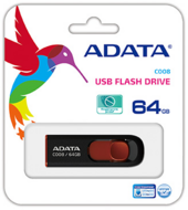 A-Data - C008 Flash Drive 64GB - AC008-64G-RKD