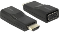 Delock - Adapter HDMI > VGA M/F fekete - 65655