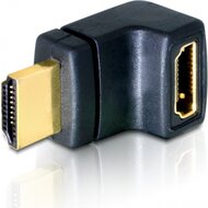 Delock 65072 HDMI apa > HDMI anya 90° felfelé hajlított adapter