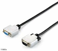 Equip - VGA hosszabbítókábel HD15 M/F 1,8m - 118850