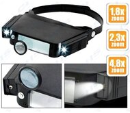 Handy tools Fejpántos nagyító + LED