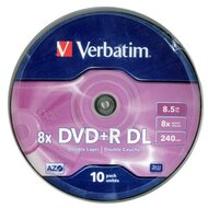 Verbatim DVD+R Két Rétegű 8,5GB Hengeres (10 db)