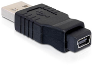DELOCK - Adapter Gender Changer mini USB-B 5-pin -> USB-A F/M