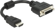Delock - Adapter HDMI - DVI 24+1 M/F 20 cm - 65327