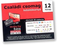 MinDigTV Extra - 12 hó Családi Feltöltőkártya