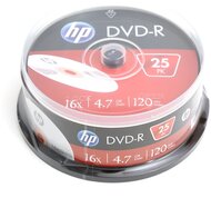 HP DVD-R 4,7Gb 16x Hengeres (25 db)