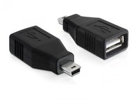 Delock - Adapter USB 2.0-A > mini USB F/M - 65277