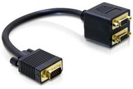Goobay - VGA Y kábel 1M/2F - vga elosztó