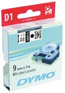 DYMO címke LM D1 alap 9mm fekete betű / fehér alap