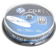 HP CD-R 700MB 52x Hengeres (10 db)