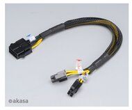 Akasa - 8(4+4)pin - 8(4+4)pin M/F alaplapi tápkábel 30cm - AK-CB8-8-EXT