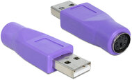 Delock - PS/2 anya - USB-A apa adapter - 65461