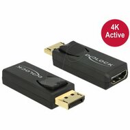 Delock - Adapter Displayport 1.2 > HDMI M/F 4K Aktív - 65573