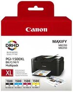 Canon PGI-1500XL Multipack: Black, Cyan, Magenta, Yellow