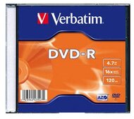 VERBATIM DVD-R 4.7 GB, 16x Slim