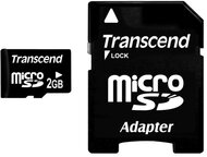 Transcend - 2GB MicroSD - TS2GUSD