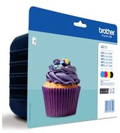 Brother LC123 Multipack: Cyan, Magenta, Yellow, Black