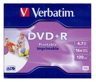 Verbatim DVD+R 4,7GB Matt Nyomtatható Normal