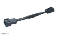 Akasa - ventilátorsebesség csökkentő kábel 8cm - AK-CBFA05-05