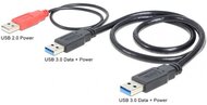 DELOCK - USB 3.0-A -> USB 3.0 A + USB 2.0 A M/M/M - 82908