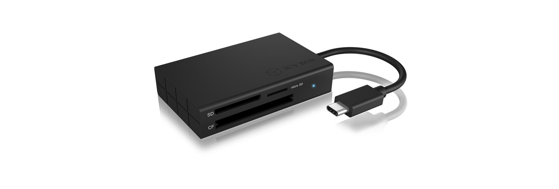 ICY BOX IB-CR401-C3: Lettore Di Schede Multi USB-C 3.0 – Supporto SD 4.0 UHS-II Fino A 300 MB/s - 4
