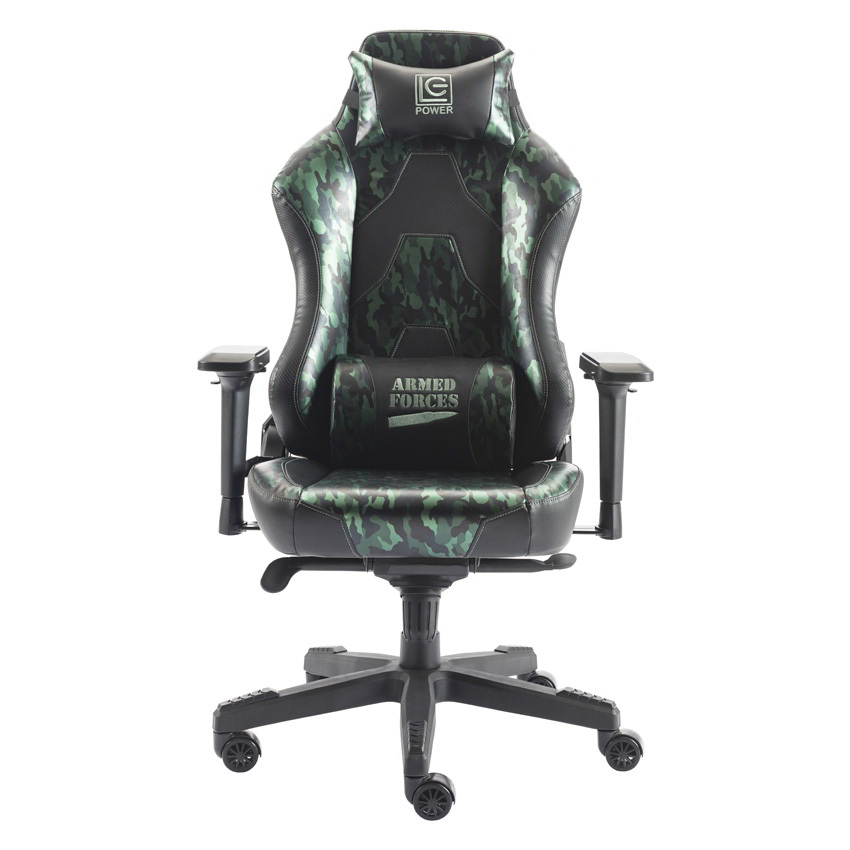 LC Power LCGC700CG Gaming szék Fekete/Kamuflázs zöld