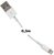 Whitenergy - USB 2.0 kábel iPad iPhone 5 transfer/töltőhöz 30cm