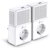 TP-LINK TL-PA7010P-KIT AV1000 Gigabit Passthrough Powerline Starter Kit